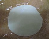 A picture of step 5 of Handmade Spring Roll Wrappers and Gyoza Skins.
