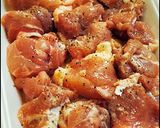 A picture of step 1 of Chicken with Balsamic Vinegar Sauce and Slivered Almonds.