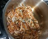 A picture of step 3 of Lajawab gosht.