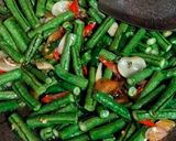 Foto langkah ke 3 dari resep Tumis kacang panjang tempe gembus.