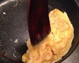 A picture of step 11 of Omurice (Rice Omelette).