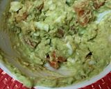 A picture of step 3 of Vegge tostada.