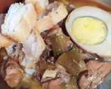 Foto langkah ke 4 dari resep Bubur ayam kuah coklat khas semarang.
