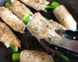 A picture of step 6 of Pork and Okra Rolls with Potatoes - For Bentos.