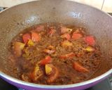 A picture of step 7 of Kala Chana Masala.