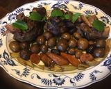 A picture of step 2 of California Farm Lamb Shanks with Olives.