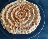 A picture of step 7 of Rajasthani roti.