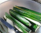 A picture of step 2 of Zucchini steaks.