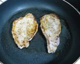 A picture of step 7 of Pork Sauté with Creamy Tomato Cheese Sauce.