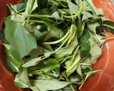 Foto langkah ke 1 dari resep Tumis daun ubi jalar(bhs jawa:lung bolet).