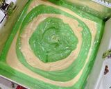 Gambar langkah 4 resipi 👩‍🍳Kek Marble Klasik Pandan.
