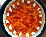 Foto del paso 4 de la receta: 🍕🌈Pizzeta Arcoíris 🌈🍕de harina de arroz 🍚 gluten free