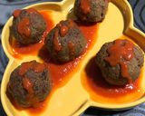 Foto del paso 8 de la receta: Albóndigas de berenjena con salsa de piquillo - Mambo Cecotec