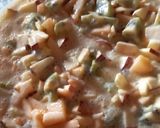 A picture of step 3 of Creamy fruit chaat.
