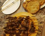 A picture of step 3 of Anticuchos.