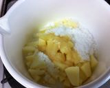 A picture of step 2 of Rum Apple Raisin Bread.