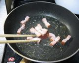 A picture of step 3 of Carbonara with White Miso.