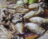A picture of step 5 of Oyster Hot Pot Made with Hatcho Miso.