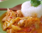 A picture of step 7 of Perfect with Rice! Chicken and Tomato Milk Soup.