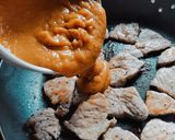 Foto del paso 12 de la receta: Ciabatta con láminas de cerdo bañadas en salsa de mango habanero