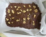 A picture of step 5 of Chewy Brownies with Leftover Okara.