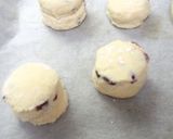 A picture of step 5 of Cranberry Scones.