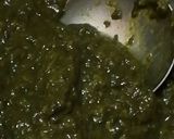 A picture of step 3 of Sarso ka saag.