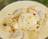 A picture of step 6 of Laziza Rass Malai 😋😋.