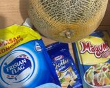 Foto langkah ke 1 dari resep Salad Melon Ekonomis tanpa Yoghurt.