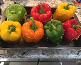 A picture of step 8 of Cheesy Chicken Stuffed Peppers.