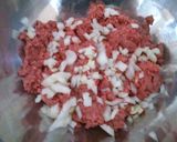 A picture of step 1 of The best meatloaf ever.