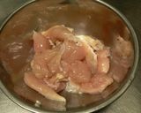 A picture of step 2 of Fluffy Egg Chicken Tender Piccata.
