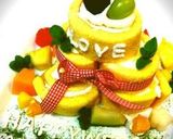 A picture of step 14 of Cheese Cream Rice Flour Roll Cake.