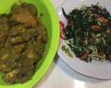 Foto langkah ke 4 dari resep Tumis Daun Singkong Teri.