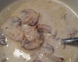 A picture of step 6 of Cream of Mushroom Soup.