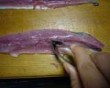 A picture of step 21 of How to Filet a Pacific Saury (Sanma).