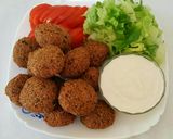 صورة لخطوة 9 من وصفة فلافل طعم ولا أررروع 😋😋😋