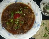 A picture of step 8 of Mutton masala handi.