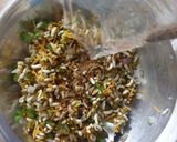A picture of step 2 of Kolkata style Jhal Muri.