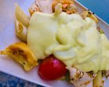 Foto del paso 10 de la receta: ENTRADA FRÍA DE FIDEOS MOSTACHOL Y POLLO (con condimento cremoso y crutones) 🥗🥙🥗