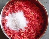 A picture of step 2 of Gazar ka Halwa.