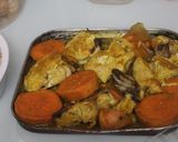 Foto del paso 4 de la receta Pollo con boniato al horno