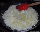A picture of step 1 of Chickpeas rice.