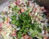 बिना ब्रेड का मिक्स वेज सैंडविच (Bina bread ka mix veg sandwich recipe in hindi) रेसिपी चरण 2 फोटो