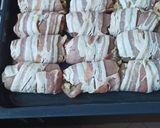 Baconös pulykamell tekercs recept fázis 6 fotója