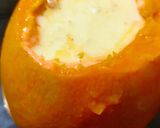 A picture of step 3 of Stuffed mango kulfi.