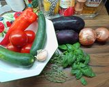 Sütőben sült Ratatouille fűszeres koftával recept fázis 1 fotója