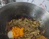 A picture of step 7 of Kashmiri kadam Saag Chicken.