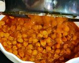 A picture of step 7 of Chana Masala Curry.