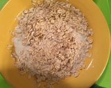 Zabpelyhes-őszibarackos reggeli recept fázis 2 fotója